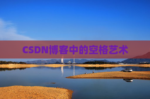 CSDN博客中的空格艺术